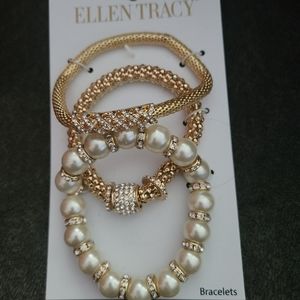 3pk Ellen Tracy bracelets.